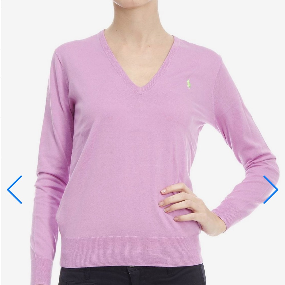 Polo Ralph Lauren Lilac Cotton Sweater